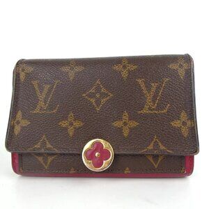 Authentic LOUIS VUITTON M64588 Portefeiulle Flor Compact SP4127 wallet